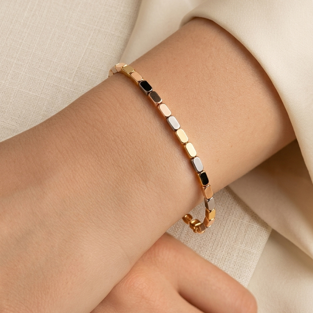 Tri-Tone Orbit Bracelet - Image 3