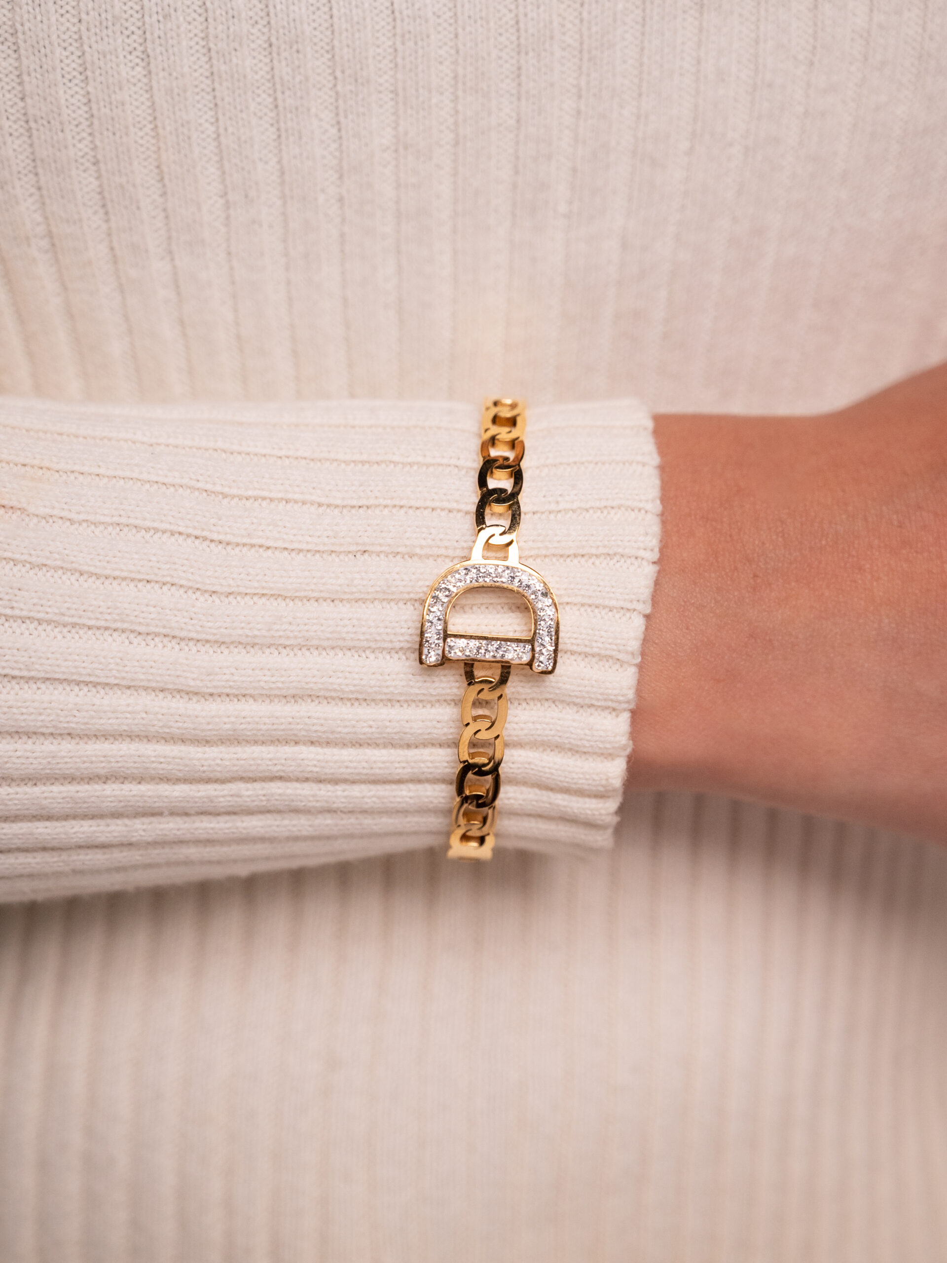Pave D-Link Bracelet - Image 2
