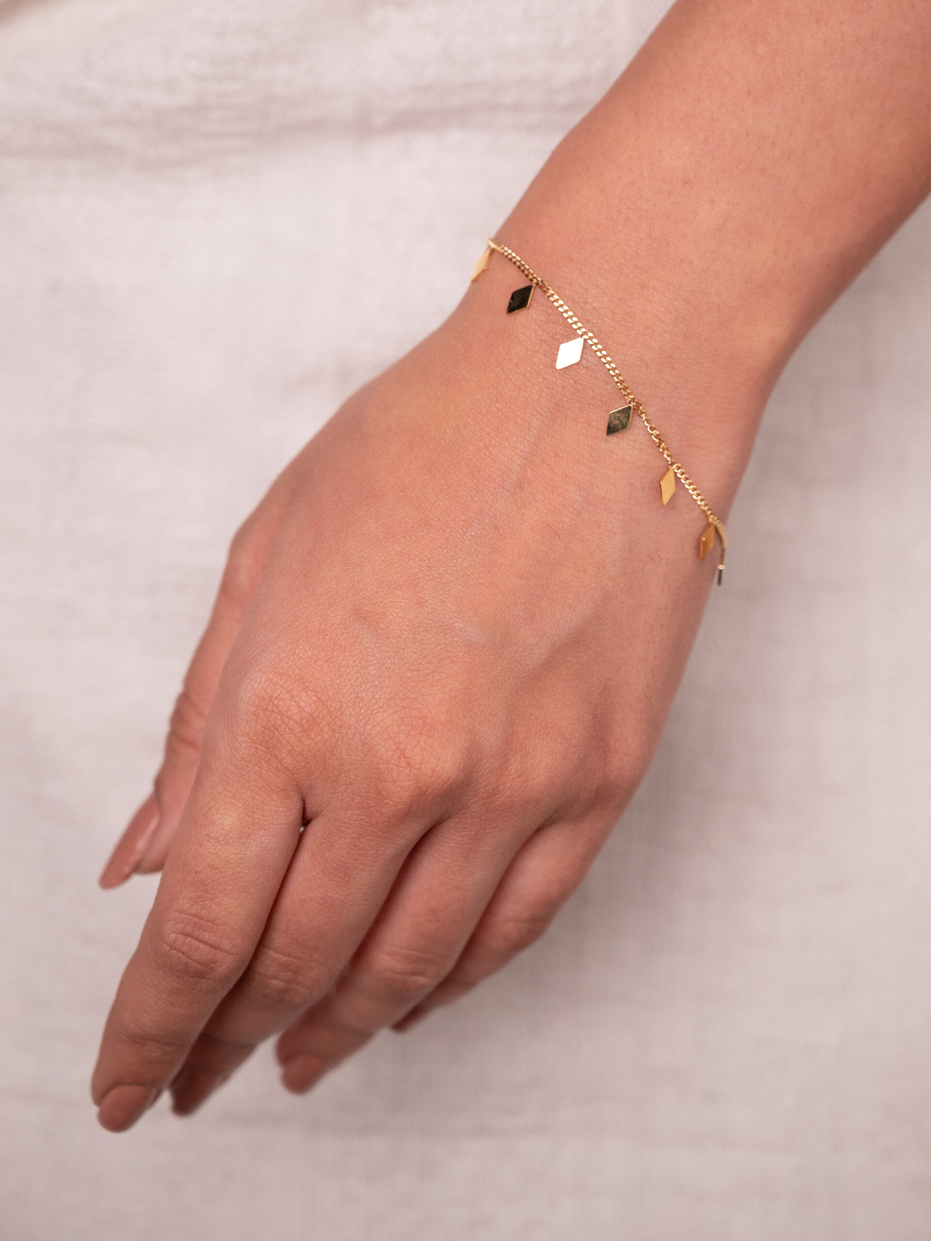 Rhombus Charm Bracelet
