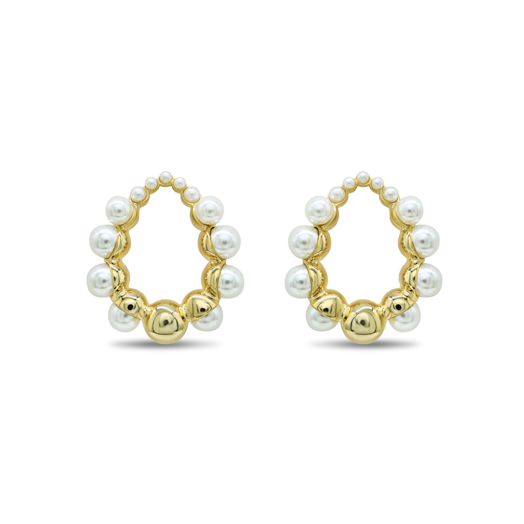 Halo Stud Earrings - Image 2