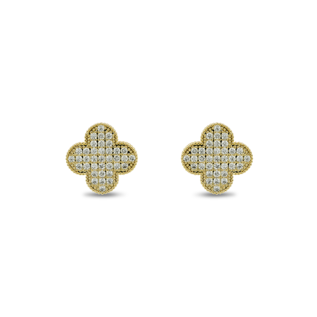 Radiant Clover Studs