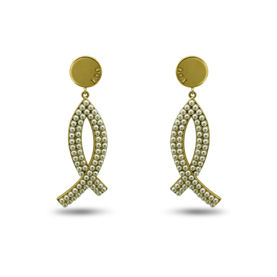 Pearl Ribbon Drops