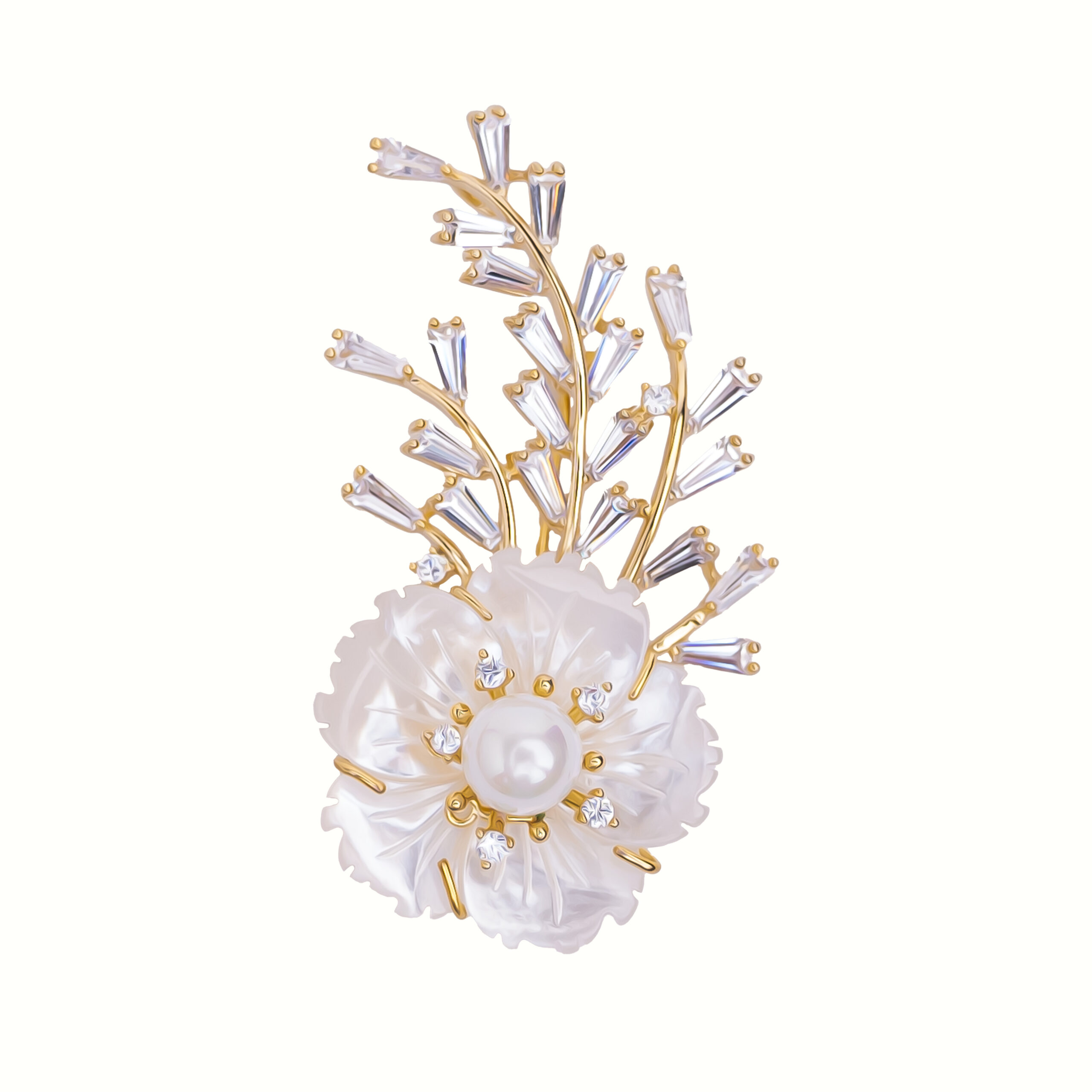Bloom Spray Brooch - Image 2