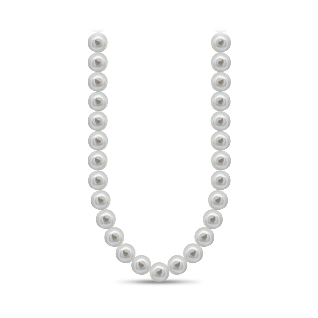 Classic Shell Pearl String Necklace