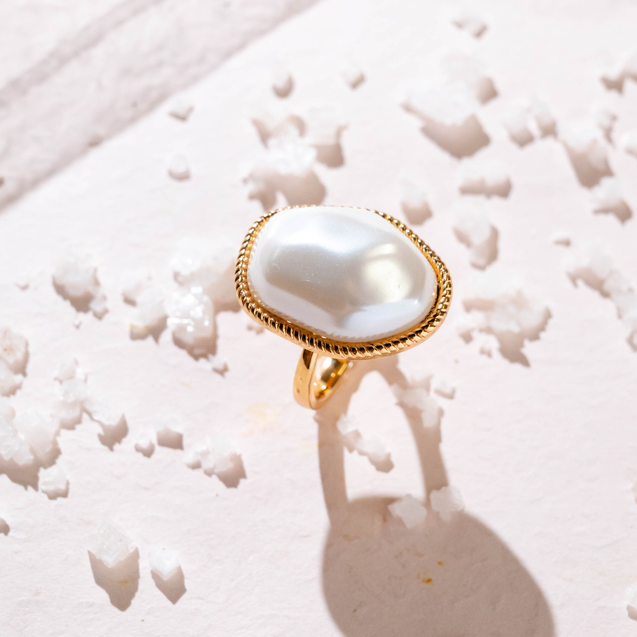 Pearl Statement Ring